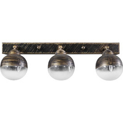 ΦΩΤΙΣΤΙΚΟ ΟΡΟΦΗΣ HERONIA LIGHTING C-010KEY RAGA 3L ΜΕΤΑΛΛΟΙ/ΠΛΑΣΤΙΚΟ BRONZE 17X55CM