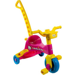 Androni Giocattoli Hello Kitty Triciclo Androni Τρίκυκλο Ποδήλατο με Χειρολαβή για 15+ Μηνών Πολύχρωμο 6420-HK