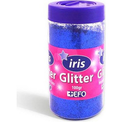 Iris Χρυσόσκονη Αλατιέρα Μπλε 100gr