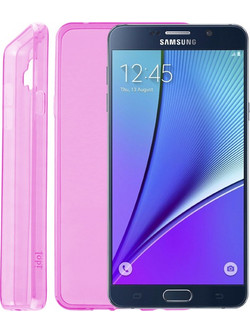 Idol 1991 Back Cover Silicone Pink (Galaxy Note 5)