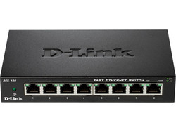 D-Link DES-108 Unmanaged L2 Switch με 8 Θύρες Ethernet 100Mbps