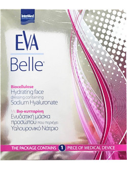 InterMed Eva Belle Hydrating Mask Κρεμώδης Μάσκα Προσώπου για Ενυδάτωση με Υαλουρονικό 1τμχ