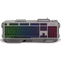 Zeroground Sagara KB-2300G Gaming Πληκτρολόγιο RGB Black