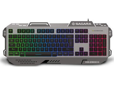 Zeroground Sagara KB-2300G Gaming Πληκτρολόγιο RGB Black