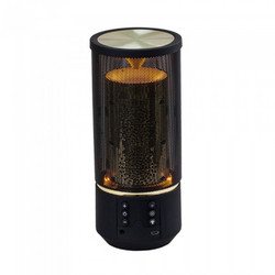 V-Tac VT-6211 Flamme Effe Αδιάβροχο Ηχείο Bluetooth 6W με Ραδιόφωνο Μαύρο Διαφανές