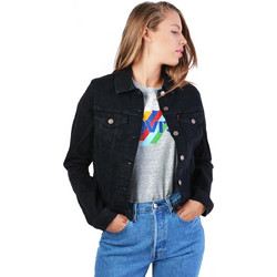 Levi's Γυναικείο Μπουφάν Τζιν Κοντό Μαύρο 29945-0070