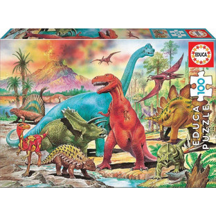 Παιδικό Puzzle Educa Dinosaurs 100 Κομμάτια