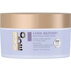 Schwarzkopf BlondMe Cool Blondes Neutralizing Μάσκα Μαλλιών για Επανόρθωση 200ml