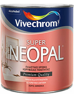 Vivechrom Super Neopal Πλαστικό Χρώμα Εσωτερικού Χώρου Καφέ 28 0.20lt