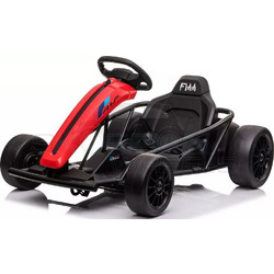 Skorpion Wheels Drift Ηλεκτροκίνητο Παιδικό Go Kart Μονοθέσιο 24V Κόκκινο