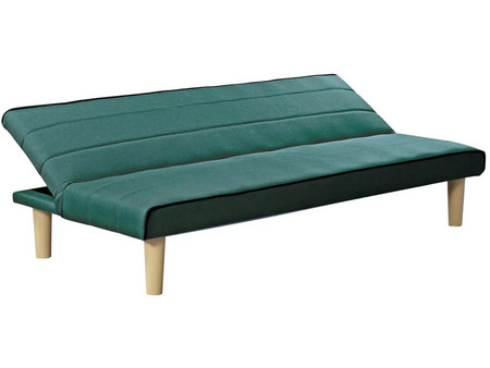 Woodwell Biz Τριθέσιος Καναπές Κρεβάτι Πράσινος 167x75x70cm Ε9438,3