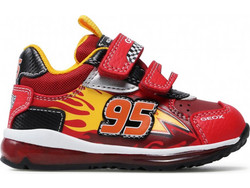 Geox Todo Παιδικά Sneakers με Φωτάκια Κόκκινα B1684B 0BUCE C0020