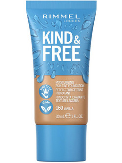 Rimmel Kind & Free Moisturising Skin Tint 160 Vanilla Liquid Foundation 30ml