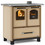 La Nordica Family 4.5 Cappuccino Μαντεμένια Ξυλόσομπα με Φούρνο 7.5kW