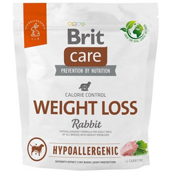 Brit Care Hypoallergenic Calorie Control Adult Weight Loss with Rabbit 1kg