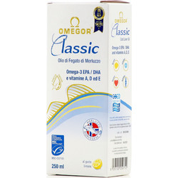 UGA Omegor Classic Μουρουνέλαιο Λεμόνι 250ml