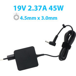 Asus Φορτιστής Laptop 45W 19V 2.37A για Asus με Ενσωματωμένο Καλώδιο Τροφοδοσίας ADP-45BW