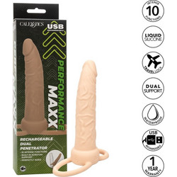 CalExotics Dual Penetrator Light Skin Ρεαλιστικό Dildo 14cm Light