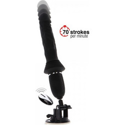 ToyJoy Magnum Opus Supreme Thruster Δονητής για Ζευγάρια με Τηλεχειριστήριο 30cm Μαύρος