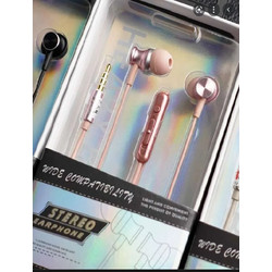 Gjby GJ-387 Handsfree In-Ear 3.5mm Pink