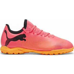 Puma Future 7 Play TF 107737-03 Παιδικά Ποδοσφαιρικά Παπούτσια με Σχάρα Πορτοκαλί