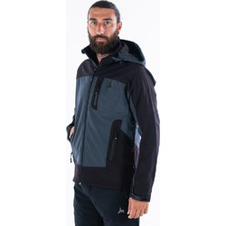 Apu Himalaya II Αθλητικό Ανδρικό Μπουφάν Χειμωνιάτικο Softshell Αδιάβροχο Γκρι Μαύρο 80535