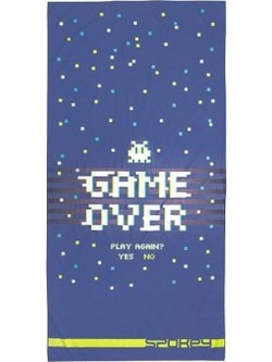 Spokey Game Over Πετσέτα Θαλάσσης Μπλέ 80x160cm 929476