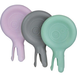 B.Box Fork Picks Σετ Πιρούνια Σιλικόνης Μωβ Γκρι Πράσινο Mint 3τμχ