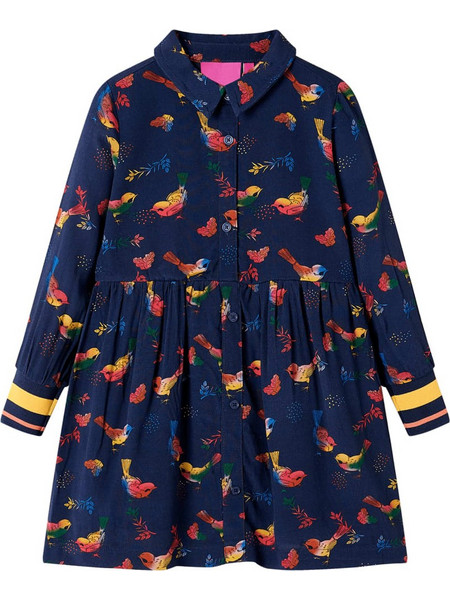 vidaXL Παιδικό Φόρεμα Navy Μπλε 13941