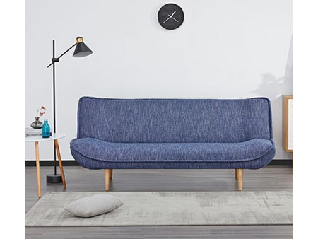 Zita Plus New York Τριθέσιος Καναπές Κρεβάτι Μπλε 196x90x83cm 18920-03-2