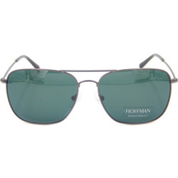 Hoffman HF8406 C2 Ανδρικά Γυαλιά Ηλίου Aviator Μεταλλικά Ασημί με Μαύρο Polarized Φακό
