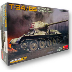 MiniArt T-34/85 Plant 112 Spring 1944 Συναρμολογούμενο Πλαστικό Μοντέλο Τανκ 1:35