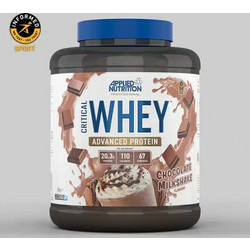 Applied Nutrition Critical Whey Chocolate Milkshake Πρωτεΐνη Ορού Γάλακτος Γράμμωσης 2kg