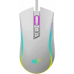 Havit MS1034 Ενσύρματο Gaming Ποντίκι RGB 4800 DPI White
