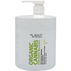 NX Beauty Organic Cannabis Μάσκα Μαλλιών για Επανόρθωση & Φριζάρισμα 1lt