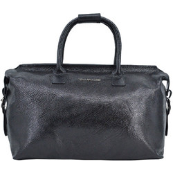 Leather 100 60-BAG-T5203-893 Σακ Βουαγιάζ Μαύρο