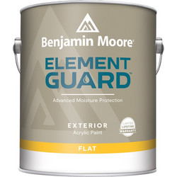 Benjamin Moore Element Guard Flat Ακρυλικό Χρώμα Εξωτερικού Χώρου Βάση 4 Flat 378lt