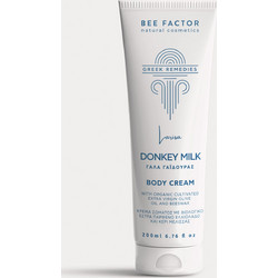 Bee Factor Greek Remedies Larisa Donkey Milk Ενυδατική Κρέμα Σώματος 200ml