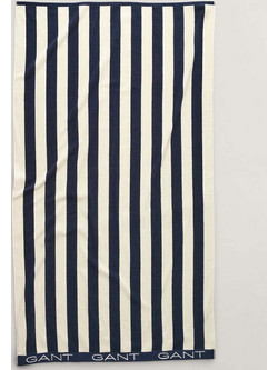Gant Πετσέτα Θαλάσσης Navy Μπλε 100x180cm 852012811-433