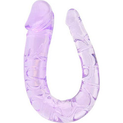 Loving Joy Mini Διπλό Dildo 28cm Μωβ