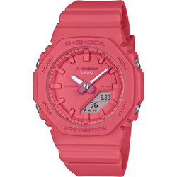 Casio G-Shock Γυναικείο Ρολόι Χρονογράφος με Φούξια Καουτσούκ Λουράκι GMA-P2100-4AER