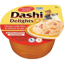 Inaba Dashi Delights with Chicken, Tuna & Salmon 70gr