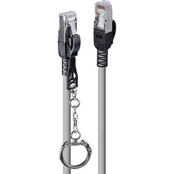 Lindy S/FTP Cat.6a Καλώδιο Δικτύου Ethernet 10m Grey 47607