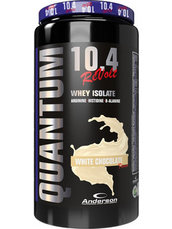 Anderson Quantum 10.4 Revolt Whey Isolate White Chocolate Πρωτεΐνη Ορού Γάλακτος 800gr
