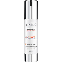 Froika Premium Sunscreen Light Αντηλιακή Κρέμα Προσώπου με Χρώμα SPF50+ 50ml