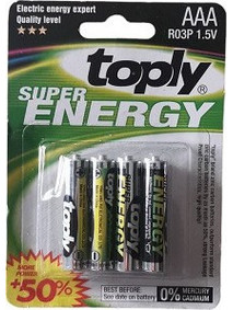 Toply Super Energy AAA R03P 4τμχ