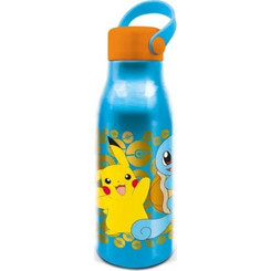 Stor Pokemon Παιδικό Παγούρι Θερμός Αλουμινίου BPA Free Πορτοκαλί Γαλάζιο 760ml