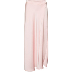 Vero Moda Μίντι Φούστα Σατέν Ψηλόμεση Κλος Ροζ 10323899