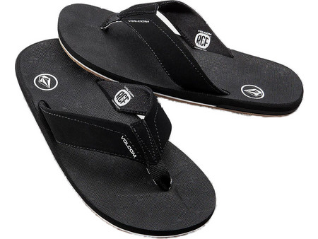 Volcom Ανδρικές Σαγιονάρες Μαύρες V0812351-BLK