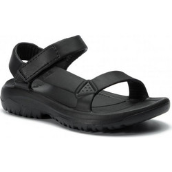 Teva Hurricane Drift Δερμάτινα Αθλητικά Γυναικεία Σανδάλια Μαύρα 1102390-BLK